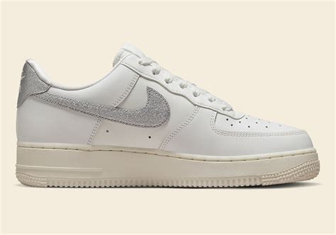 nike air force 1 silber weiss|white silver air force 1.